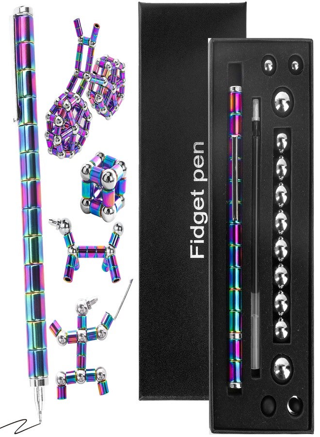 EWPJDK Magnet Fidget Pen Toys Fidget Toys Magnetic Pen Funny Pens Gifts for Teen Boys Teen Girls Gifts for Girls (Multicolor) - Image 1